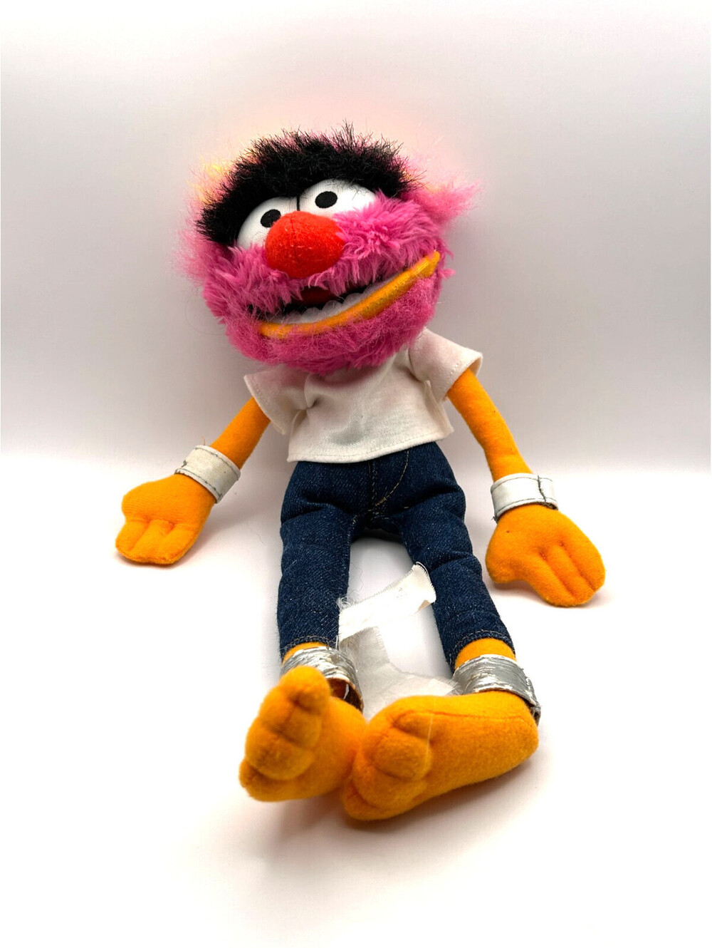 Slinky Pets - The Muppets Drummer - ANIMAL - Vintage Plush Toy 1999